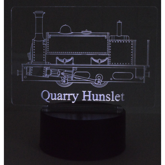 Quarry Hunslet Illuminated Plaque