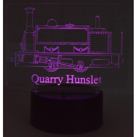 Quarry Hunslet Illuminated Plaque