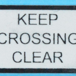 Keep Crossing Clear